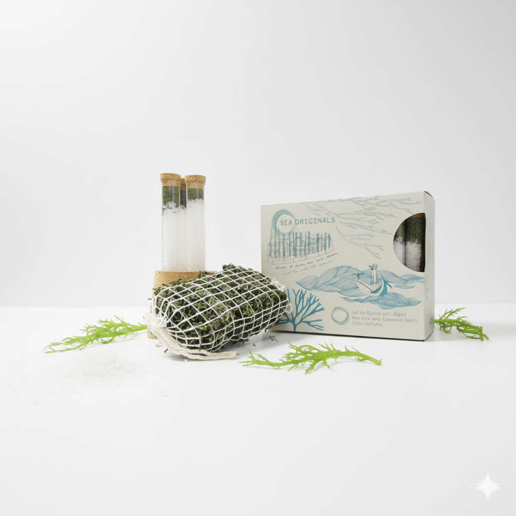 Kit de Talassoterapia com algas