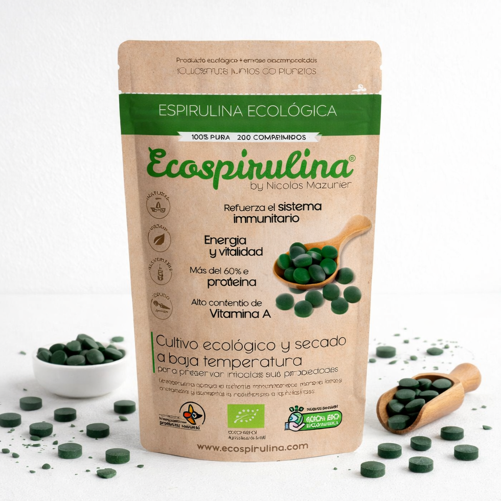 Spirulina em comprimidos